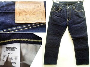 ◇即決[W34]濃紺 IRON HEART IH-666SII 18oz 限定 ビンテージ復刻 レプリカ デニム アイアンハート パンツ■R133