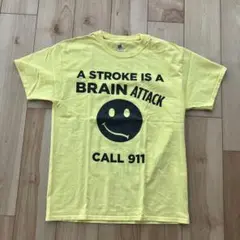 90s HANES ヴィンテージTシャツ BRAIN ATTACK USA