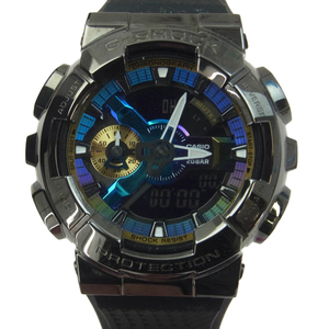 CASIO G-SHOCK カシオ ジーショック GM-110B-1AJF Metal covered メタルカバード アナログ デジタル 腕時計 リスト ウォッチ 【中古】