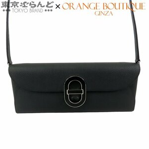 101722929 エルメス HERMES シェーヌダンクルトゥーゴー U刻印 ブラック エプソン 長財布 ショルダーバッグ レディース 展示未使用