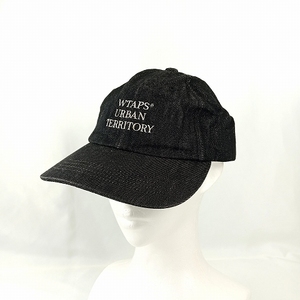 ダブルタップス WTAPS キャップ CAP 刺繍 ロゴ 231HCDT-HT07 黒 ブラック 帽子 ☆AA★ メンズ