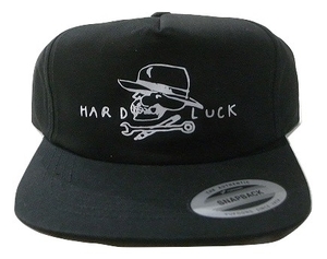 JB即決 HARDLUCK ハードラック ロゴプリント SNAPBACK スナップバックキャップ CAP BLACK 黒 ブラック　新品 DRIVEN JASON JESSEE GONZ