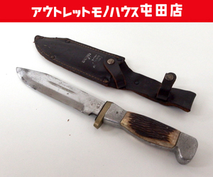 現状品 EVERNEW アウトドア スポーツナイフ Mo.7 革ケース付き 中古 ビンテージ品 登山 キャンプ エバニュー 札幌市 屯田店