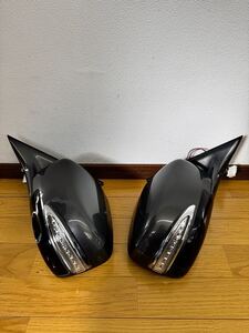 中古日産フーガY51 純正ドアミラー　サイドミラー　左右セット　ウインカー付　確認済み