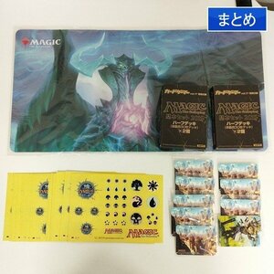 sC799b [まとめ] MTG 未使用品まとめ 計27点 ラボフェス2019プレイマット『人知を超えるもの、ウギン』 ライフカウンター シール 他