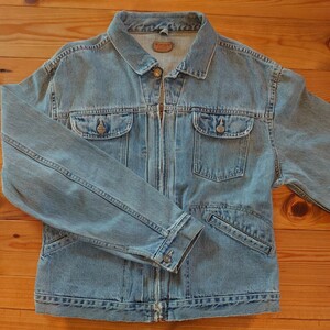 ★激レア品 ヴィンテージ 入手困難 45RPM STUDIO DENIM LINE フォーティーファイブアールピーエム デニムジャケット 90S 革パッチ 日本製★