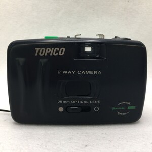 TOPICO トピコ 2WAY CAMERA 35mmフィルム コンパクトカメラ パノラマ写真 固定フォーカス ストラップ付 ジャンク品 ／ 04-00845