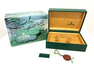 【ROLEX・ ロレックス】腕時計ケース グリーン 純正箱 BOX タグ付属　現状品