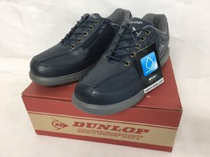 【O-10804】未使用 タグ付き DUNLOP ダンロップ C157 ウォーキング シューズ 26.5cm メンズ 撥水加工 ファスナー付き 箱付き【千円市場】