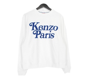 ケンゾー KENZO × ヴェルディ VERDY ■ 【 FE55SW1464MG 】 クラシック ロゴ デザイン スウェット クルーネック トレーナー 32878