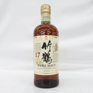 1円～【未開栓】NIKKA ニッカ 竹鶴 17年 ピュアモルト ウイスキー 700ml 43％ 11762648 0120