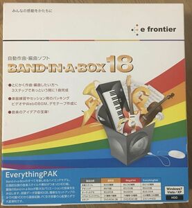 【ジャンク】 自動作曲・編曲ソフト BAND-IN-A-BOX 18 EverythingPAK HDD版【NCNR】