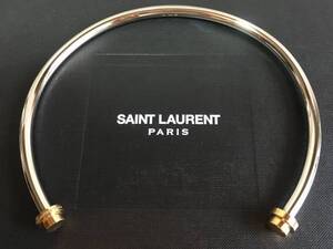 17万 新品 サンローラン パリ ネックレス チョーカー シルバー製 エディ スリマン saint laurent paris b