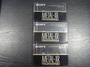 SONY METAL-XR メタルカセットテープMTL-XR50/MTL-XR54/MTL-XR90/３本セット