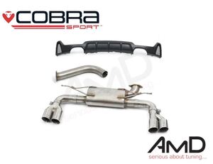 ★Cobra★ F32 F33 F36 420i マフラー リアピース 2013-up パイプ カスタム 420 前期 後期 エアロ ディフューザー パネル M4 4シリーズ