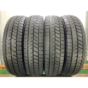 2021年製 8～9分山 ブリヂストン BLIZZAK VRX3 155/80R13 79Q 4本/札幌市手渡し可/中古スタッドレスタイヤ(冬タイヤ) パッソ等 A2_56