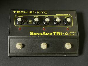 TECH21 NYC SANSAMP TRI-A.C. / サンズアンプ 3チャンネル プログラマブル プリアンプ / 中古品