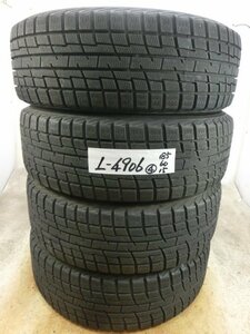 L-4906 溝あり 中古スタッドレス ヨコハマ アイスガード iG30 185/60R15 84Q (4本)