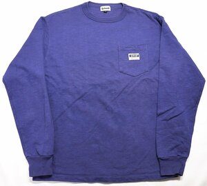 schott (ショット) WORK LABEL POCKET L/S TEE / ワークラベル ポケット長袖Tシャツ #3123129 ネイビー size M / ロンT