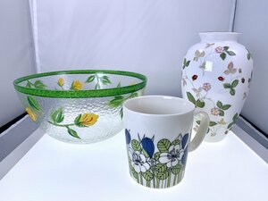 WEDGWOOD ウェッジウッド　花瓶　ARABIA アラビア　フェッチンロイター　マグカップ　ボウル　[03-4509