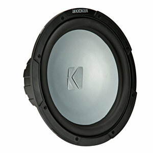 ■USA Audio■キッカーKicker KM10 (45KM102） 25cm マリーングレード Max.350W SVC 2Ω●保証付●税込