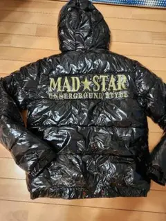 MADSTAR 　ダウン　ジャンバー　S　光沢　オラオラ　マッドスター