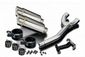 DELKEVIC スリップオンステンレスマフラー★YAMAHA FZ6 2004-2010 200mm KIT0253