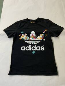 1879 adidas×PHARRELL WILLIAMS 半袖Tシャツ ブラック ルイ・ヴィトンのデザイナー ファレル・ウィリアムス