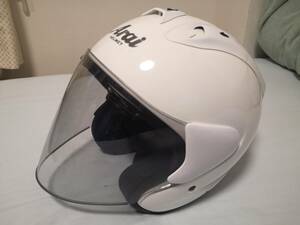 Arai アライ SZ-Ram 3 ホワイト Sサイズ 55~56cm 2008年製造 ( ジェットヘルメット SZ-RamIII SZ-RamⅢ