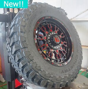 新品!!ハイラックス プラド FJ H3 LEXXEL トーヨー オープンカントリー MT 265/70R17 265/65R17 タイヤホイール 17インチ