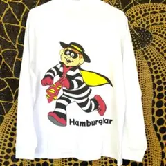 Hamburglar 個性的 メンズ リプリント ロンT カットソー 新品