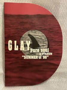 ★ ツアーパンフレット GLAY pure soul in STADIUM SUMMER of 