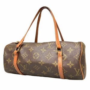 【1円～】ルイヴィトン Louis Vuitton バッグ ハンドバッグ ボーリングバッグ モノグラム パピヨン25 M51386 ブラウン 中古