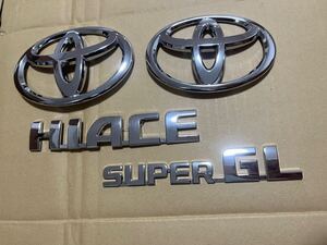 トヨタ ハイエース スーパーGL トヨタマーク TマークHIACE SUPER GL エンブレム