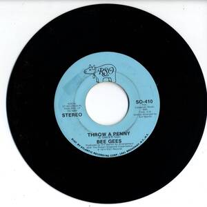 Bee Gees 「Throw Away」 米国RSO盤プロモ用EPレコード