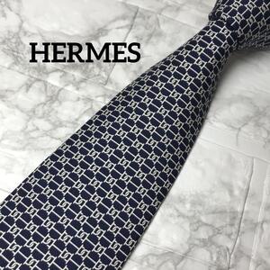 HERMES エルメス ネクタイ　H柄　ファソネ ビジネス　スーツ　シャツ　カフス