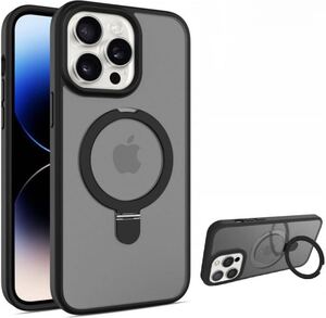 iPhone 16 Pro Max(6.9インチ)ケース MagSafe対応 スタンド機能 120°開閉可能 指紋防止 耐衝撃 車載ホルダー対応 ワイヤレス充電