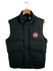 CANADA GOOSE◆ダウンベスト/S/ポリエステル/BLK/無地/4154M