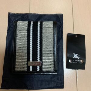 【未使用】BURBERRY BLACK LABEL バーバリーブラックレーベル 二つ折り財布 札入れ 小銭入れ