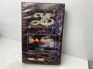 12/26★WANDERERS FROM Ys ワンダラーズフロム イース★MSX2 MSX2+ 3.5’’2DD 5枚組 ゲームソフト【中古/現状品/動作未確認】