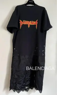 BALENCIAGAバレンシアガワンピース　ブラック