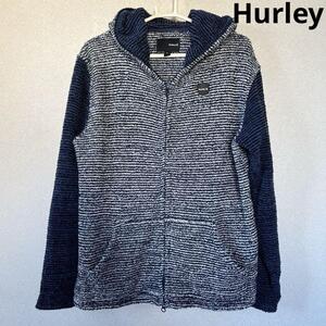 Hurley(ハーレー) フード付きパーカー セットアップ ブルー Ｌサイズ