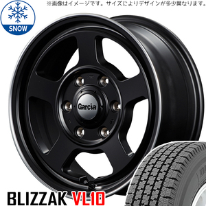 ハイゼットジャンボ 145R12 スタッドレス | ブリヂストン ブリザック VL1 & ガルシア シカゴ5 12インチ 4穴100