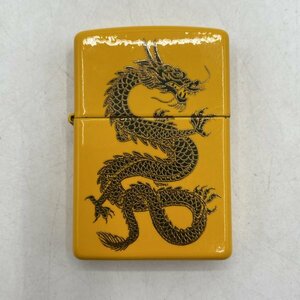 【Zippo】金運龍 ドラゴン ゴールド 黄色 縁起物 ジッポー オイルライター