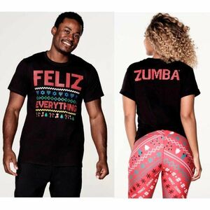 【新品】Zumba　ズンバウェア　Tシャツ　XS/Sサイズ　Z3T000128　男女兼用