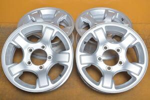 240829501147210　スズキ純正　ジムニー　JB23W　16×6.5J　＋22　5穴　PCD139.7　ハブ径108mm　4本セット