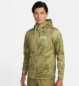 NIKE サーマ フィット パーカー フーディ フル ジップ full ZIP therma fit ストーリーパック ナイキ 総柄 