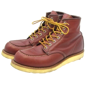 REDWING レッドウィング US9.5D 27.5cm クラシックモック 9106 2013年製 ワークブーツ 6インチ 赤茶 カッパー ワークスミス 35003700