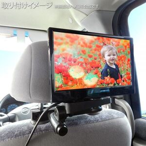 ブラケット付 薄型 9インチ オンダッシュモニター スピーカー HDMIポート搭載 ヘッドレストモニター タッチボタン リアモニター 埋め込み