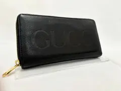 グッチ　財布　ロゴラウンド　658691　GUCCI　ブラック　長財布